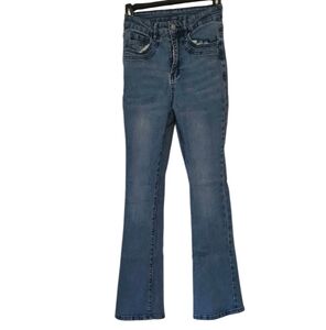 SHEIN Light Blue‎ Flare Jeans